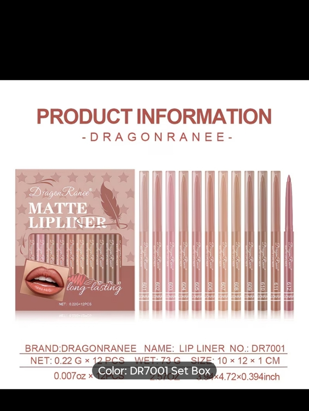 12 Piece Set Lip Liner